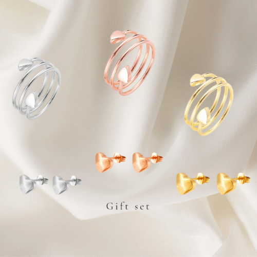 Magnetic Earring and Ring Gift Set (MG004)