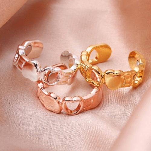 Copper Magnetic Heart Ring (MR003)