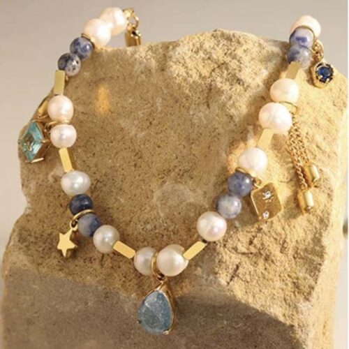 Artisan Gemstone  Jewellery - Handmade Gemstone Necklace HM 001
