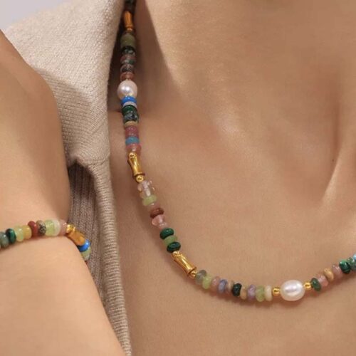 Artisan Gemstone  Jewellery - Handmade Gemstone Set HM 002