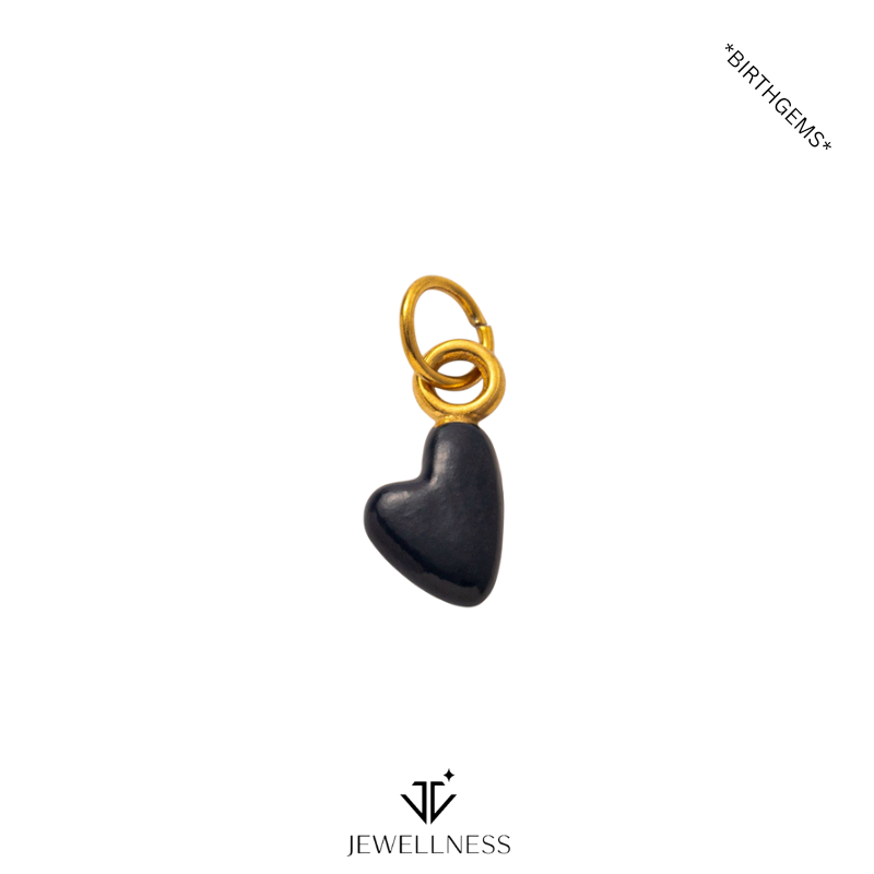 BirthGems -- Birthstone Heart Pendant Necklace ZB011 - Image 11