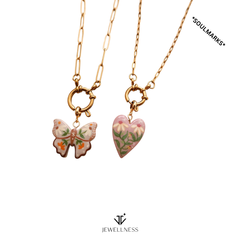 SoulMarks -- Beautiful Butterfly Charms Bracelet / Necklace ZB014 - Image 3