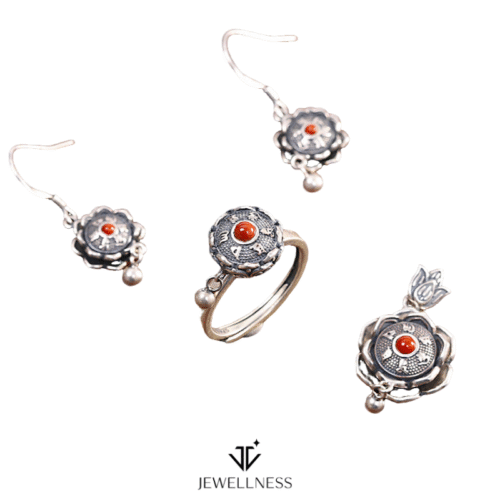Dao Qi - Buddhism & Taoism inspired  Necklace/Ring / Earrings SQDQ004