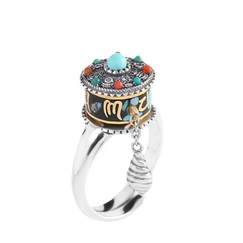 Dao Qi - Buddhism inspired  Adjustable Ring  SQDQ002